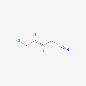 molecular formula C5H6ClN B2949976 5-Chloropent-3-enenitrile CAS No. 878383-01-8