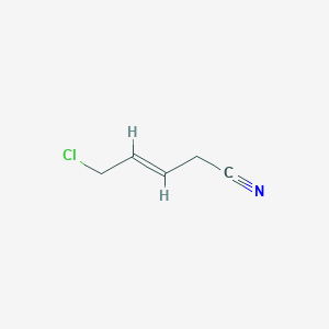 (E)-5-chloropent-3-enenitrile