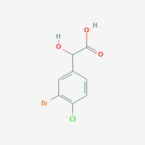 2-(3-Bromo-4-chlorophenyl)-2-hydroxyacetic acid