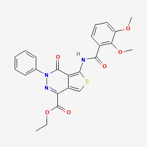 Ethyl 5-(2,3-dimethoxybenzamido)-4-oxo-3-phenyl-3,4-dihydrothieno[3,4-d]pyridazine-1-carboxylate