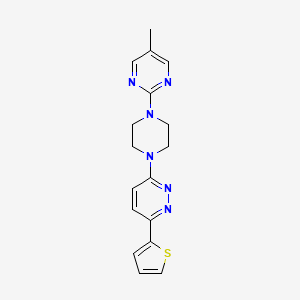 3-[4-(5-Methylpyrimidin-2-yl)piperazin-1-yl]-6-thiophen-2-ylpyridazine