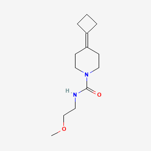 4-Cyclobutylidene-N-(2-methoxyethyl)piperidine-1-carboxamide