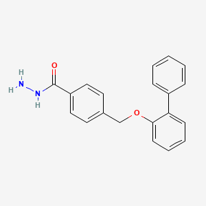 4-(2-Phenylphenoxymethyl)benzohydrazide