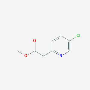 molecular formula C8H8ClNO2 B2950100 Methyl 2-(5-chloropyridin-2-YL)acetate CAS No. 1181210-76-3