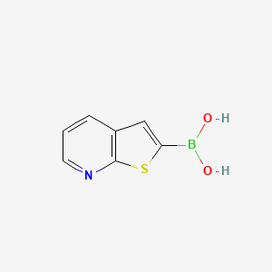 molecular formula C7H6BNO2S B2950147 Thieno[2,3-b]pyridin-2-ylboronic acid CAS No. 953411-01-3