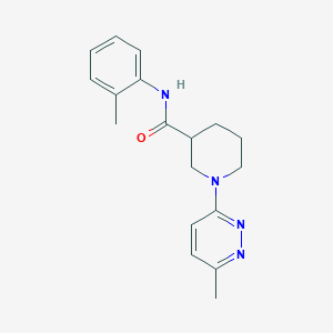 molecular formula C18H22N4O B2950211 N-(2-methylphenyl)-1-(6-methylpyridazin-3-yl)piperidine-3-carboxamide CAS No. 2176070-04-3