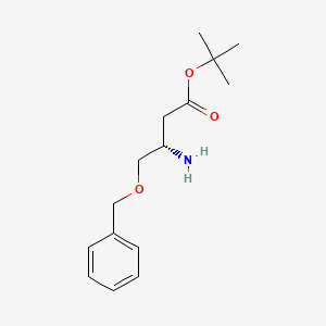 Tert-butyl (3S)-3-amino-4-phenylmethoxybutanoate