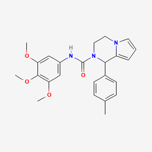 1-(p-tolyl)-N-(3,4,5-trimethoxyphenyl)-3,4-dihydropyrrolo[1,2-a]pyrazine-2(1H)-carboxamide