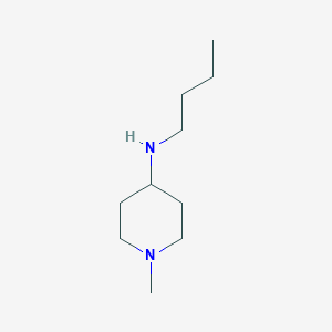 molecular formula C10H22N2 B2950400 N-butyl-1-methylpiperidin-4-amine CAS No. 1019619-07-8