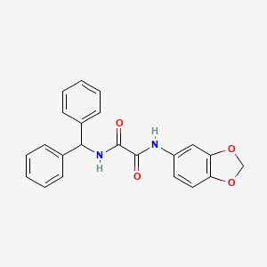 N1-benzhydryl-N2-(benzo[d][1,3]dioxol-5-yl)oxalamide