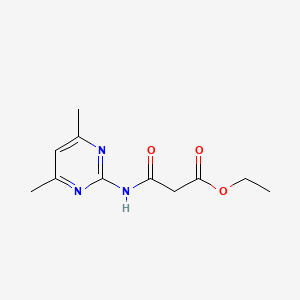Ethyl 3-[(4,6-dimethyl-2-pyrimidinyl)amino]-3-oxopropanoate
