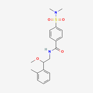 4-(N,N-dimethylsulfamoyl)-N-(2-methoxy-2-(o-tolyl)ethyl)benzamide