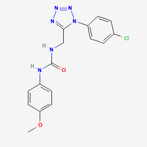 1-((1-(4-chlorophenyl)-1H-tetrazol-5-yl)methyl)-3-(4-methoxyphenyl)urea