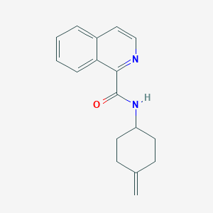 molecular formula C17H18N2O B2950558 N-(4-methylidenecyclohexyl)isoquinoline-1-carboxamide CAS No. 2097919-98-5
