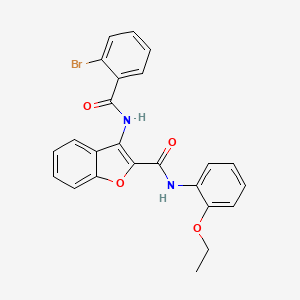 3-(2-bromobenzamido)-N-(2-ethoxyphenyl)benzofuran-2-carboxamide