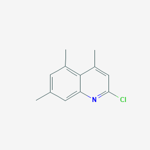 molecular formula C12H12ClN B2950820 2-Chloro-4,5,7-trimethylquinoline CAS No. 329210-71-1