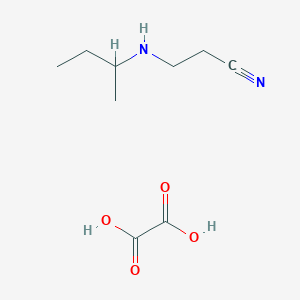 3-(Butan-2-ylamino)propanenitrile (C2H2O4)