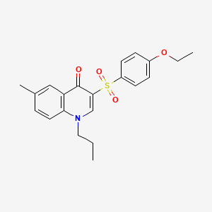 3-((4-ethoxyphenyl)sulfonyl)-6-methyl-1-propylquinolin-4(1H)-one