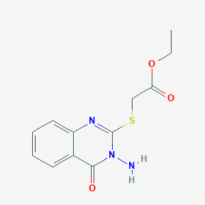 Ethyl [(3-amino-4-oxo-3,4-dihydroquinazolin-2-yl)sulfanyl]acetate
