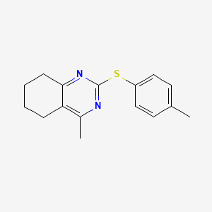 4-Methyl-2-[(4-methylphenyl)sulfanyl]-5,6,7,8-tetrahydroquinazoline