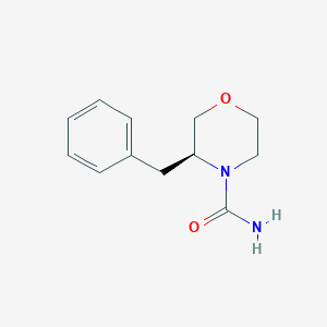 (3S)-3-Benzylmorpholine-4-carboxamide