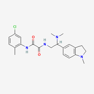 N1-(5-chloro-2-methylphenyl)-N2-(2-(dimethylamino)-2-(1-methylindolin-5-yl)ethyl)oxalamide