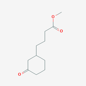 molecular formula C11H18O3 B2950998 Methyl 4-(3-oxocyclohexyl)butanoate CAS No. 147895-12-3