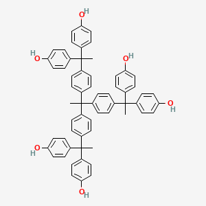 4,4',4'',4''',4'''',4'''''-[[Ethane-1,1,1-triyltris(benzene-4,1-diyl)]tris(ethane-1,1,1-triyl)]hexaphenol