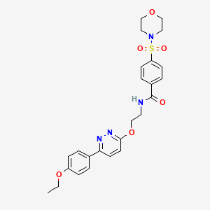 N-(2-((6-(4-ethoxyphenyl)pyridazin-3-yl)oxy)ethyl)-4-(morpholinosulfonyl)benzamide
