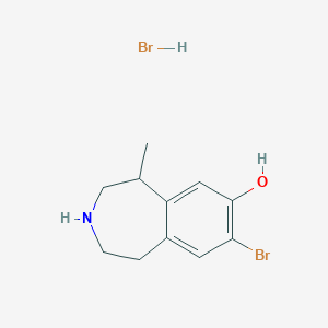 8-Bromo-5-methyl-2,3,4,5-tetrahydro-1H-3-benzazepin-7-ol;hydrobromide