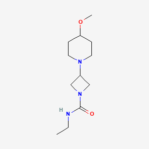N-ethyl-3-(4-methoxypiperidin-1-yl)azetidine-1-carboxamide