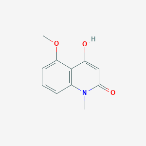 molecular formula C11H11NO3 B2951052 2(1H)-Quinolinone, 4-hydroxy-5-methoxy-1-methyl- CAS No. 137441-18-0