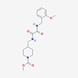 Methyl 4-((2-((2-methoxybenzyl)amino)-2-oxoacetamido)methyl)piperidine-1-carboxylate