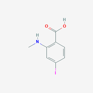 4-Iodo-2-(methylamino)benzoic acid