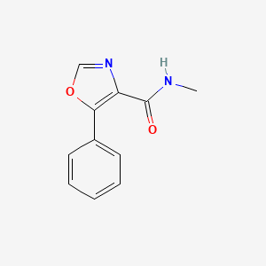 molecular formula C11H10N2O2 B2951108 N-Methyl-5-phenyl-1,3-oxazole-4-carboxamide CAS No. 254880-14-3