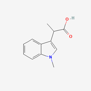 molecular formula C12H13NO2 B2951117 2-(1-methyl-1H-indol-3-yl)propanoic acid CAS No. 72228-39-8