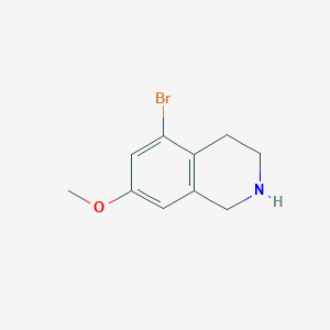 molecular formula C10H12BrNO B2951168 5-Bromo-7-methoxy-1,2,3,4-tetrahydroisoquinoline CAS No. 1781561-53-2