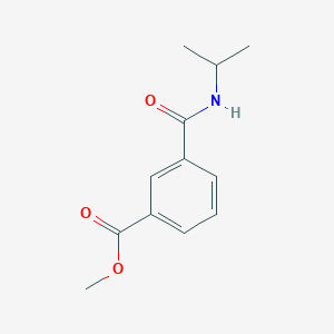 molecular formula C12H15NO3 B2951186 Methyl 3-(isopropylcarbamoyl)benzoate CAS No. 229648-42-4