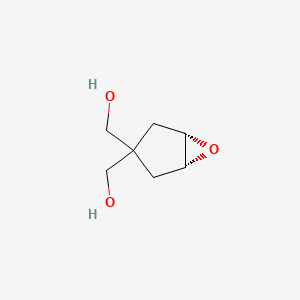 molecular formula C7H12O3 B2951204 [(1R,5S)-3-(Hydroxymethyl)-6-oxabicyclo[3.1.0]hexan-3-yl]methanol CAS No. 244279-85-4