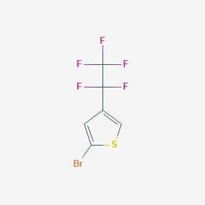 2-Bromo-4-(1,1,2,2,2-pentafluoroethyl)thiophene