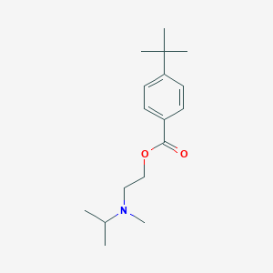 molecular formula C17H27NO2 B295133 2-[Methyl(propan-2-yl)amino]ethyl 4-tert-butylbenzoate 