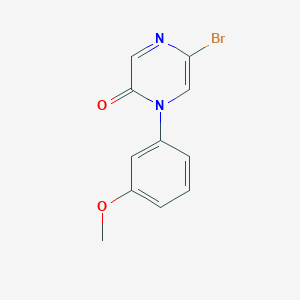 5-Bromo-1-(3-methoxyphenyl)pyrazin-2(1H)-one
