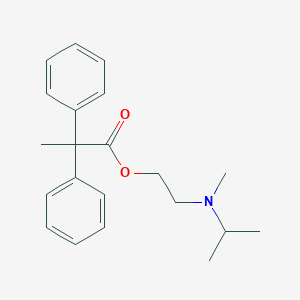 molecular formula C21H27NO2 B295135 2-[Methyl(propan-2-yl)amino]ethyl 2,2-diphenylpropanoate 