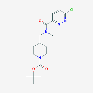 Tert-butyl 4-[[(6-chloropyridazine-3-carbonyl)-methylamino]methyl]piperidine-1-carboxylate