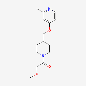 2-Methoxy-1-[4-[(2-methylpyridin-4-yl)oxymethyl]piperidin-1-yl]ethanone