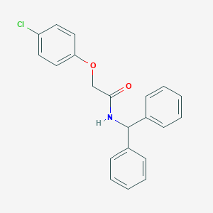molecular formula C21H18ClNO2 B295146 N-benzhydryl-2-(4-chlorophenoxy)acetamide 