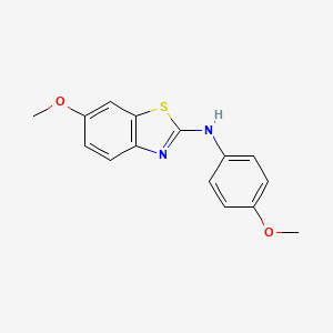 6-methoxy-N-(4-methoxyphenyl)-1,3-benzothiazol-2-amine