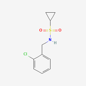 N-(2-chlorobenzyl)cyclopropanesulfonamide