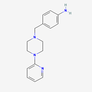 4-{[4-(Pyridin-2-yl)piperazin-1-yl]methyl}aniline