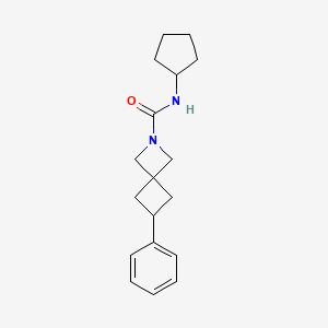 N-Cyclopentyl-6-phenyl-2-azaspiro[3.3]heptane-2-carboxamide
